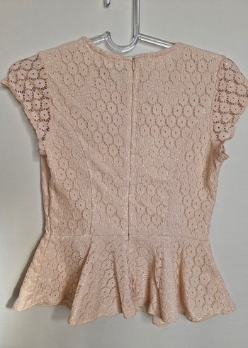 Açık Pembe Midi Dantel Detaylı Kadın Takım - Görsel 7