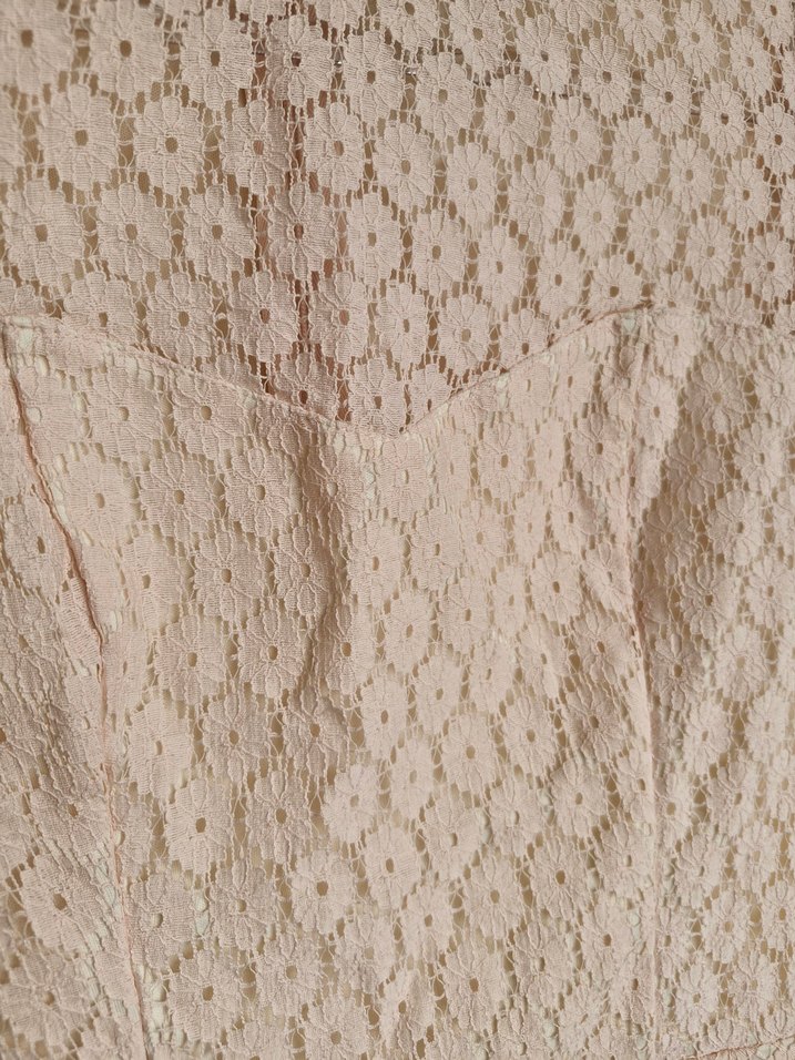 Açık Pembe Midi Dantel Detaylı Kadın Takım - Görsel 4