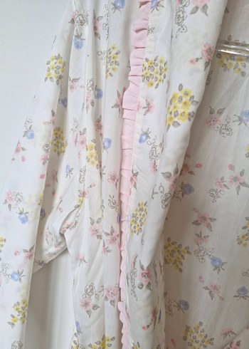 Çiçek Desenli Sabahlık - Görsel 3