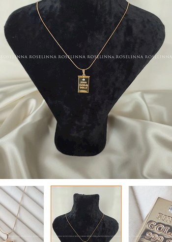 Külçe kolye - Görsel 2