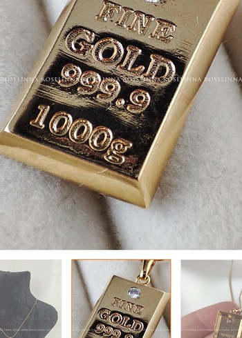 Külçe kolye - Görsel 3