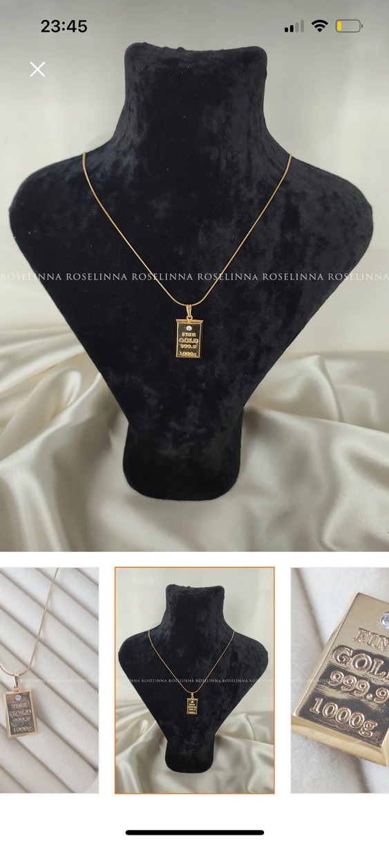 Külçe kolye - Görsel 2