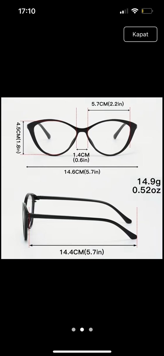 Kahverengi leopar Kadın Gözlüğü - Görsel 2