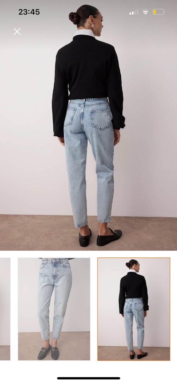 Kadın mom jean - Görsel 3