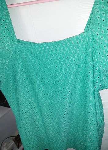 yeşil bluz - Görsel 5