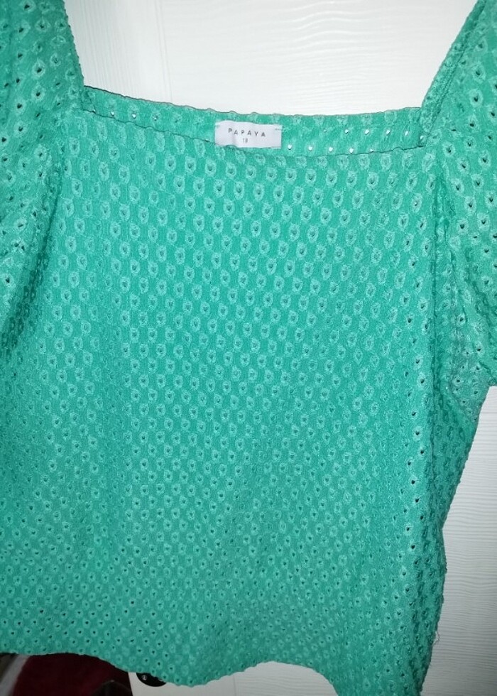 yeşil bluz - Görsel 2