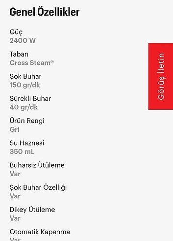 Arçelik ütü - Görsel 6