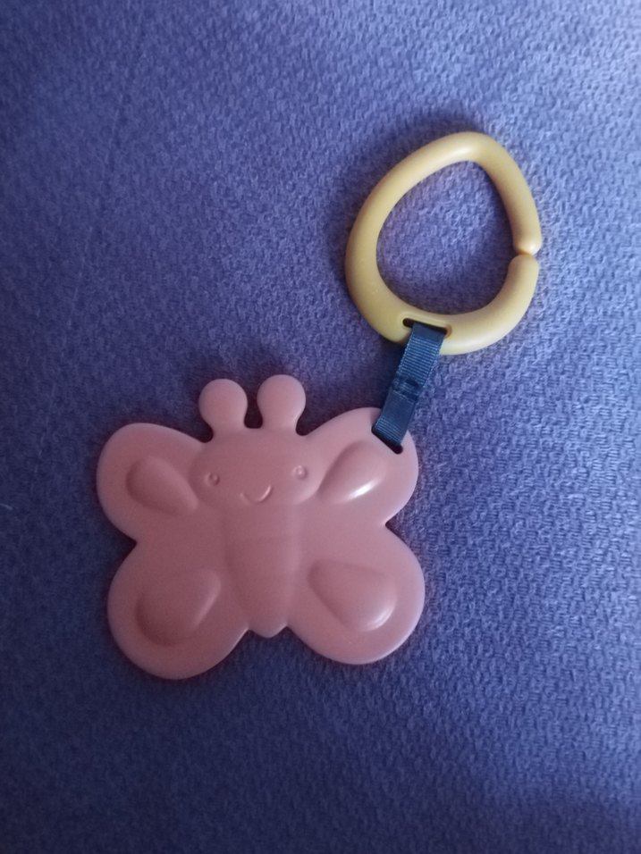 Kelebek Tasarımlı Kahverengi Diş Kaşıyıcı Oyuncak - Görsel 2