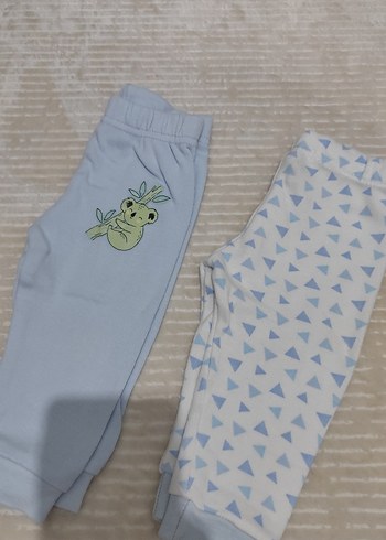 Mavi Bebek Kısa Kollu Çıtçıtlı Body Seti - Görsel 3