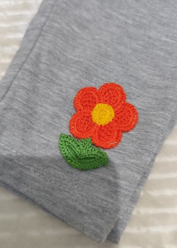 Kız Çocuk Kırmızı eşofman Gri tayt - Görsel 2