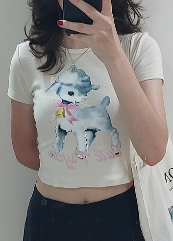 crop üst baby tee
