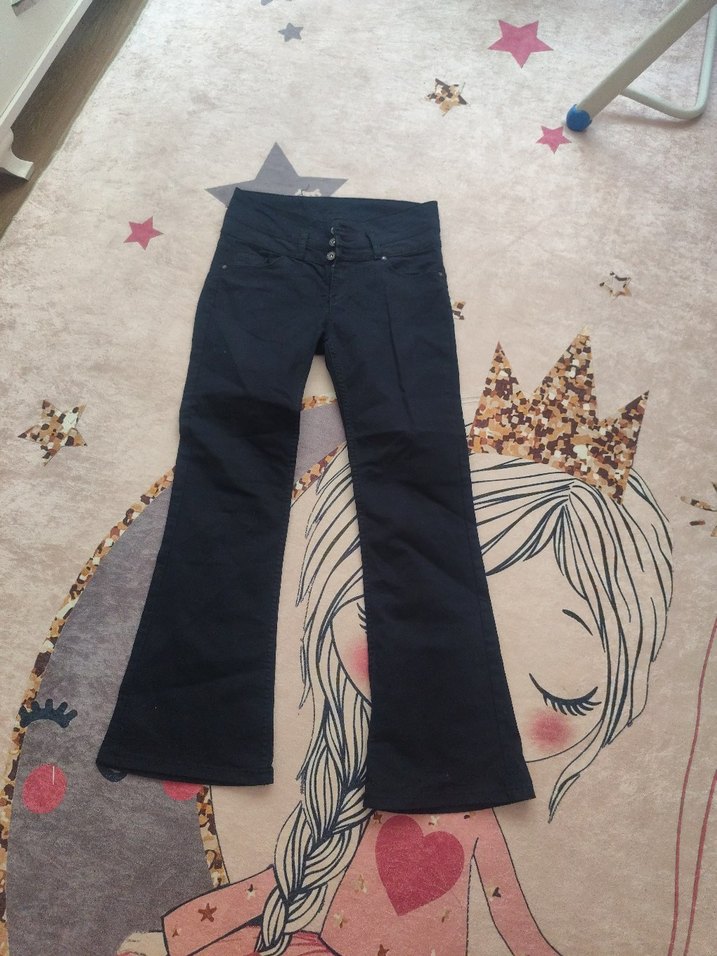 kadın 31 beden kadın keten pantolon - Görsel 4