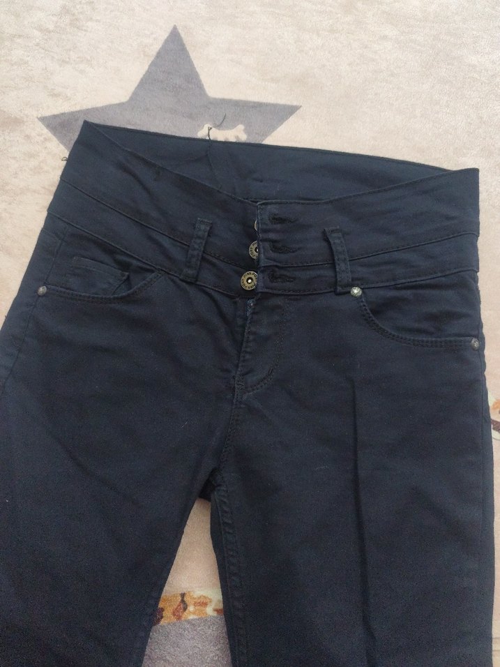 kadın 31 beden kadın keten pantolon - Görsel 3