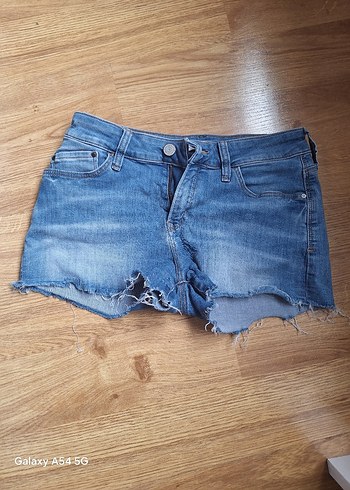 Mavi Salaş Mini Denim Şort