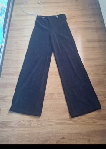 xs Beden siyah bol paca pantolon