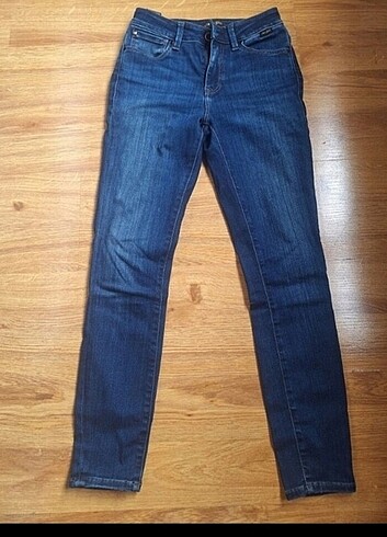 xs Beden lacivert Renk Mavi jeans pantolon 