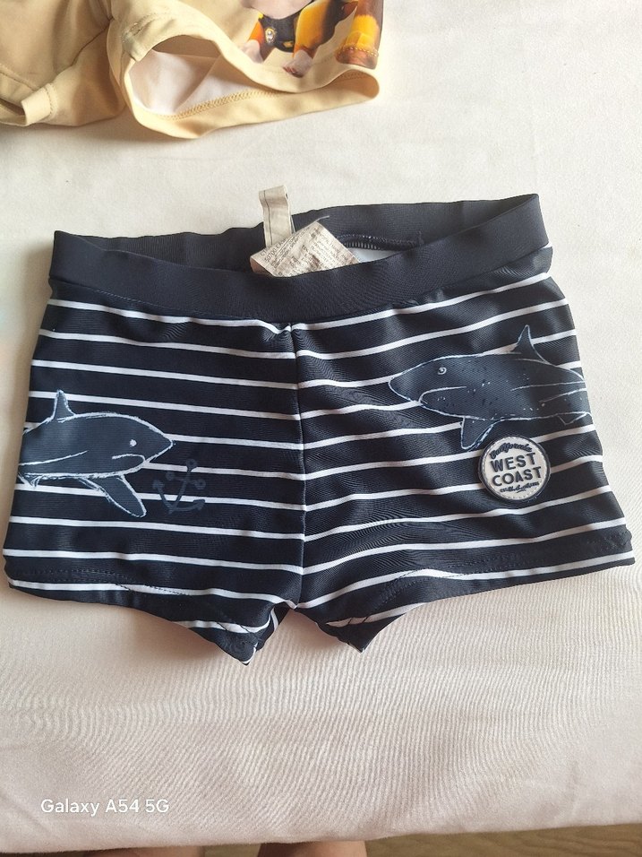 Erkek  Çizgili Deniz Şortu 3 lu mayo - Görsel 2