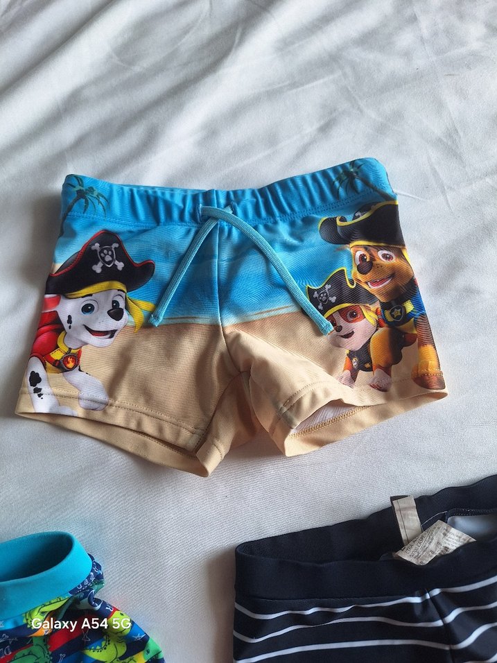 Erkek  Çizgili Deniz Şortu 3 lu mayo - Görsel 4