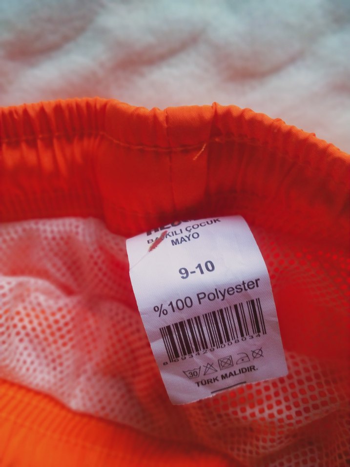 Turuncu Erkek Çocuk Yüzme Şortu - Görsel 5