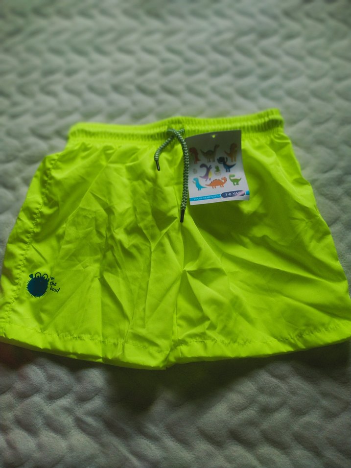 Turuncu Erkek Çocuk Yüzme Şortu - Görsel 2