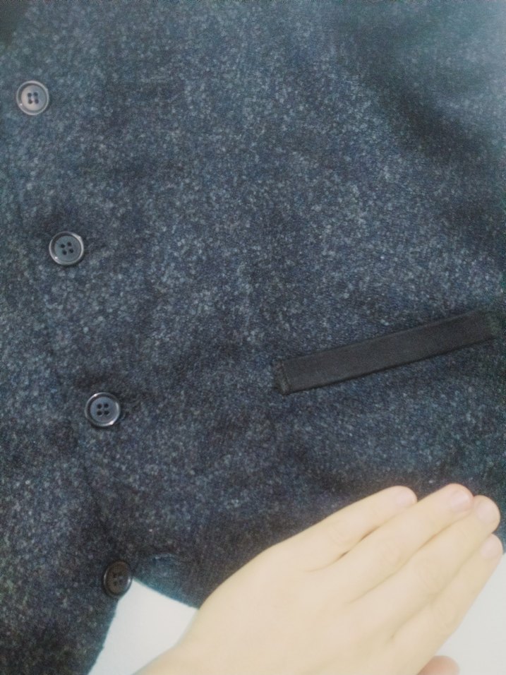 Düğmeli Siyah Erkek kışlık yelek - Görsel 3