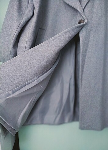 xl Beden gri Renk Oversize beden kaban