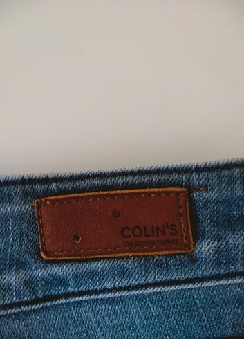 xl Beden lacivert Renk Colins Dar paça pantolon