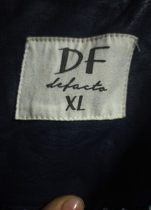 xl Beden lacivert Renk Deri ceket