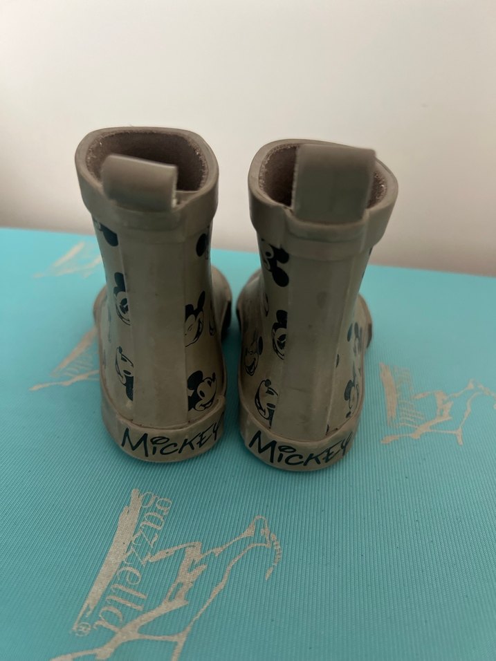 Kız Çocuk Kahverengi Baskılı Su Geçirmez Bot - Görsel 2