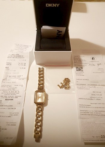 DKNY Kadın Altın Renkli Klasik Saat - Görsel 3