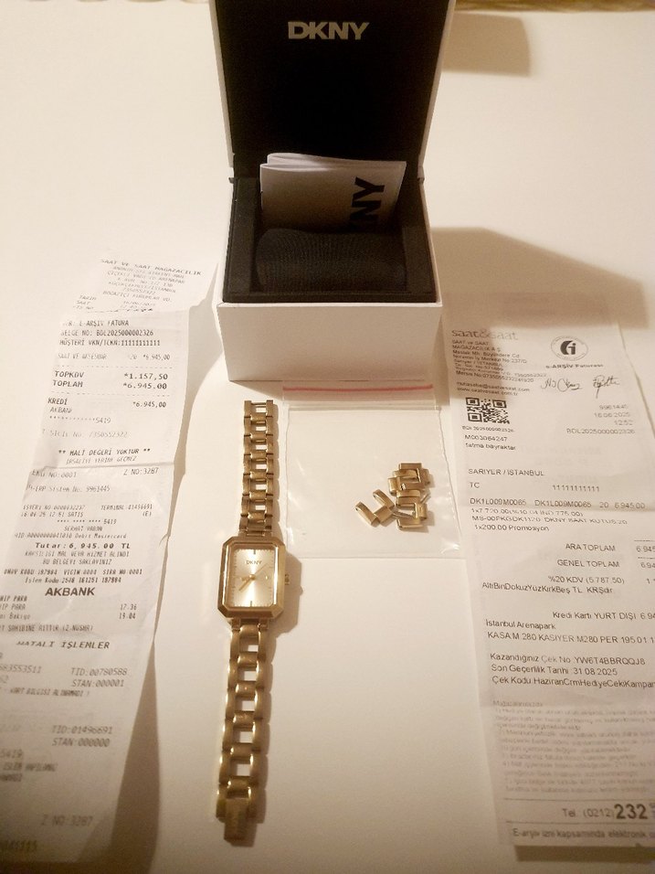 DKNY Kadın Altın Renkli Klasik Saat - Görsel 3