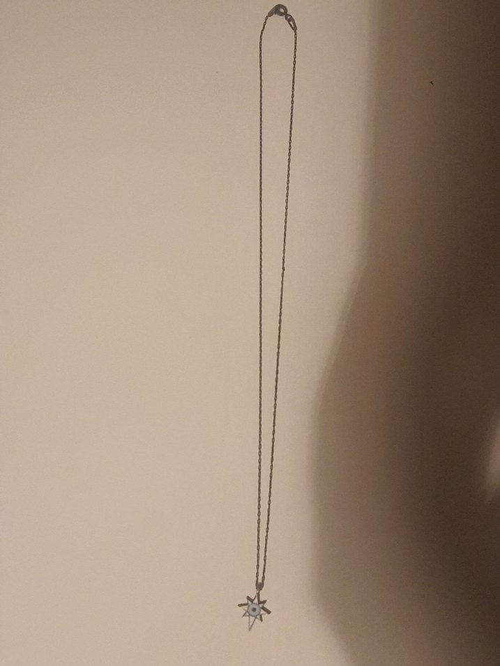 Nereze 925ayar gümüş kutup yildızı kolye - Görsel 2