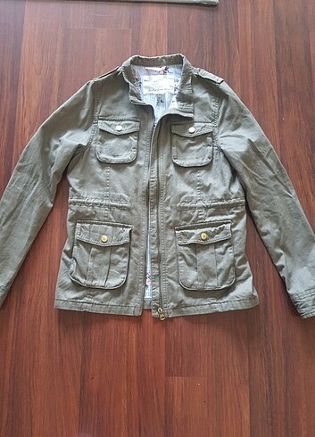 H&M 12-13 Yaş Yeşil Mont Ceket Yeni gibi
