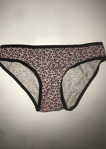 Pembe Yılan Desenli Kadın Midi Külot