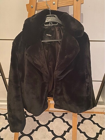 Pull&bear peluş ceket Düğmeli