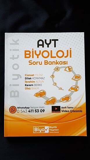 AYT BİYOLOJİ BİYOTİK YAYINI