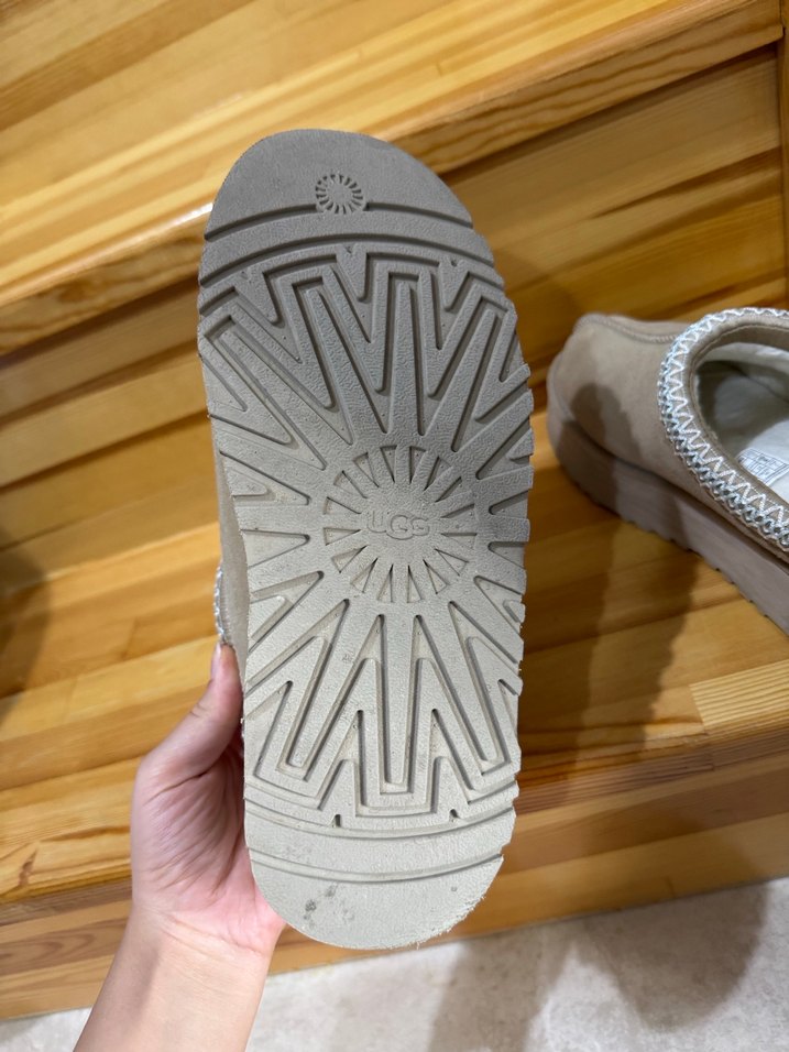 Bej Süet Dolgu Topuk Kadın Ev Terliği - Görsel 5