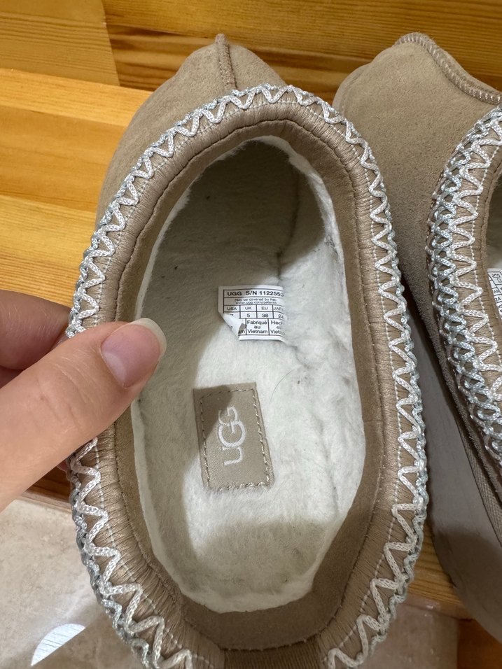 Bej Süet Dolgu Topuk Kadın Ev Terliği - Görsel 3