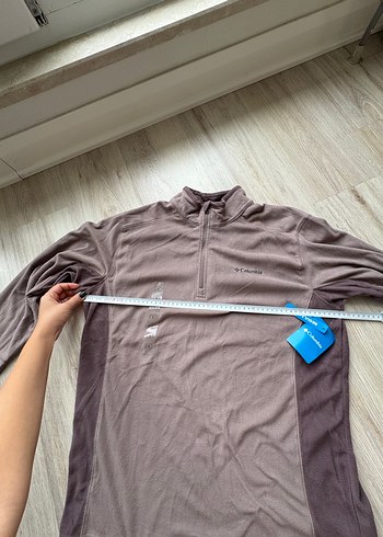 Columbia Erkek Bej Fermuarlı Polar Sweatshirt - Görsel 2