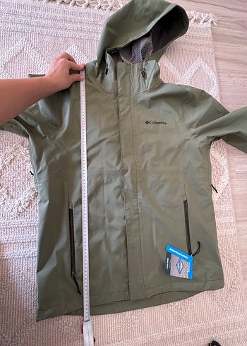 Columbia Erkek Midi Yeşil Su Geçirmez Mont - Görsel 6