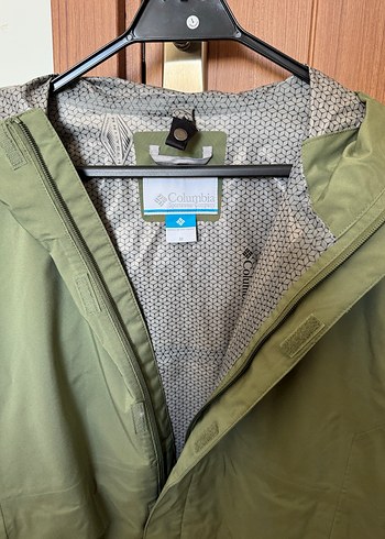 Columbia Erkek Midi Yeşil Su Geçirmez Mont - Görsel 3