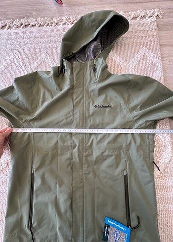 Columbia Erkek Midi Yeşil Su Geçirmez Mont - Görsel 5