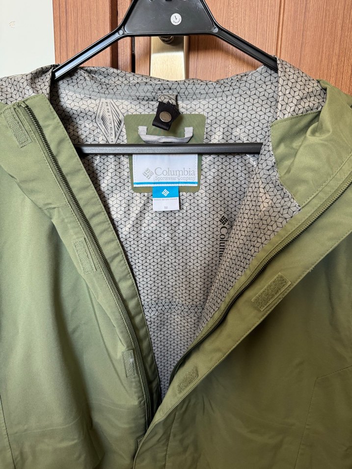 Columbia Erkek Midi Yeşil Su Geçirmez Mont - Görsel 3