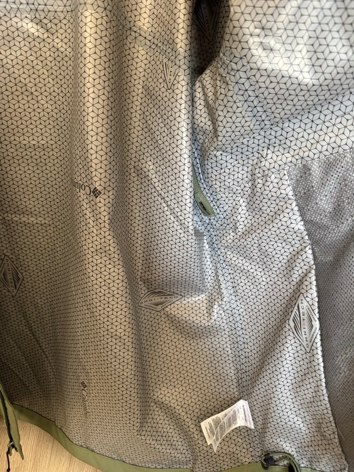 Columbia Erkek Midi Yeşil Su Geçirmez Mont - Görsel 4