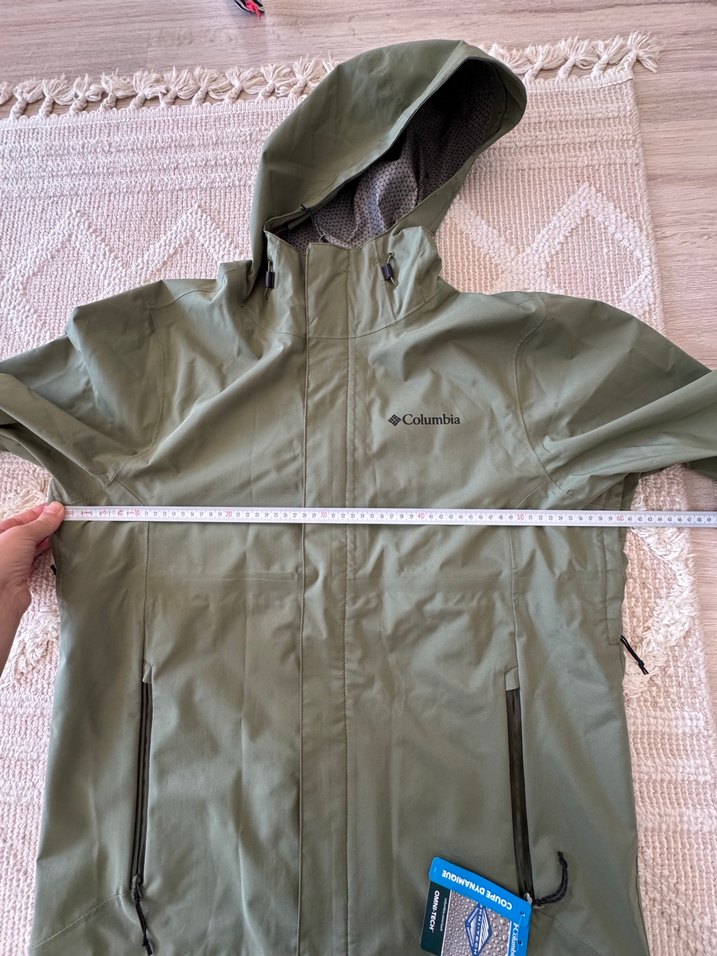 Columbia Erkek Midi Yeşil Su Geçirmez Mont - Görsel 5