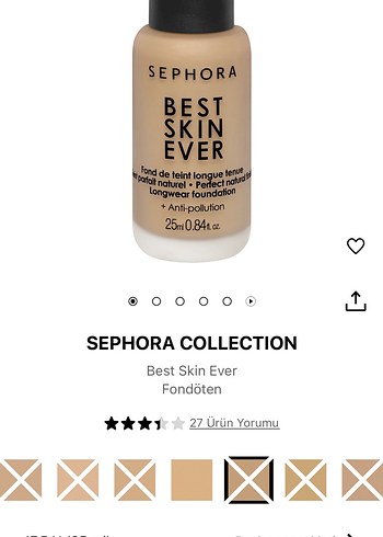 Sephora Best Skin Ever Uzun Süreli Fondöten - Görsel 2