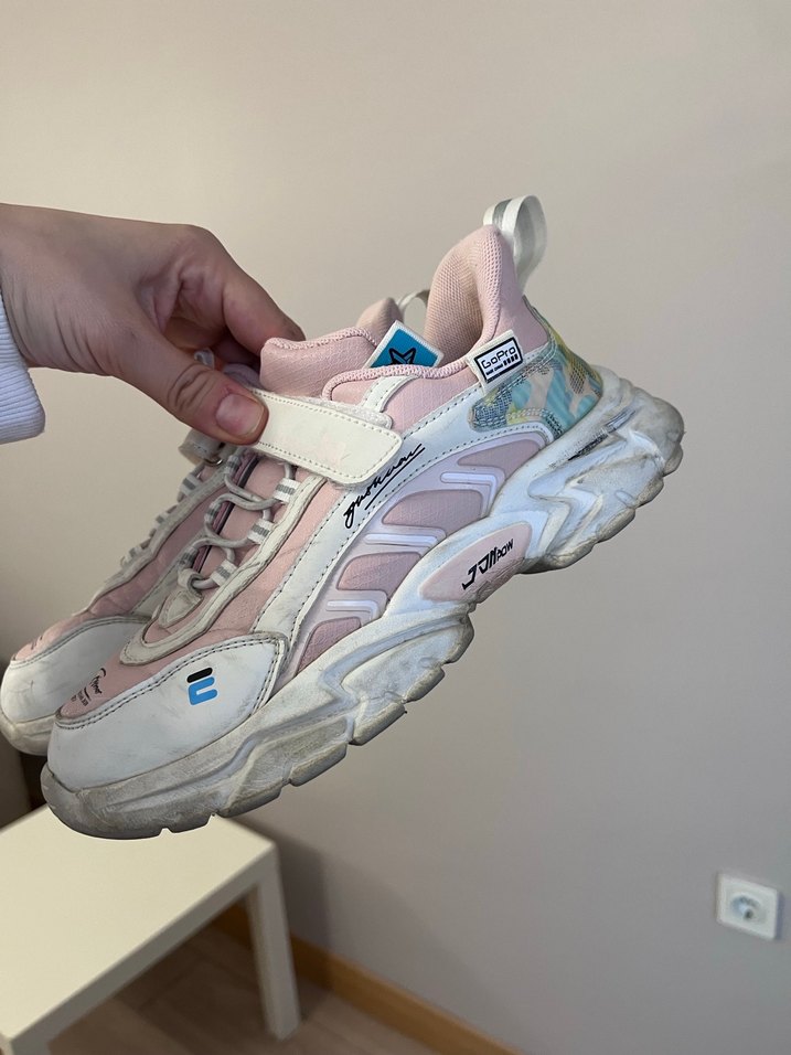 Kız Çocuk Pembe Spor Ayakkabı - Görsel 5