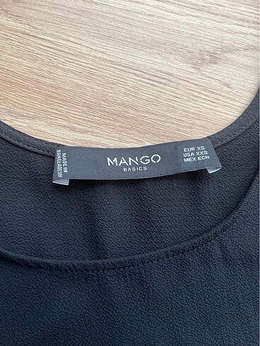 Mango Mango siyah üst