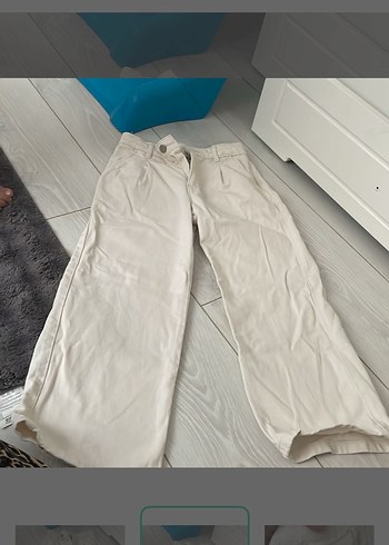 LC Waikiki Ekru Genis Paca Pantolon