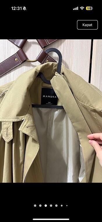 m Beden Manuka Trençkot